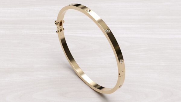diamond plain bracelet 1
