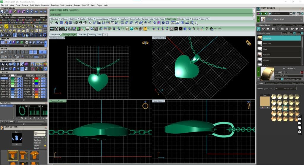 jewelry cad designing