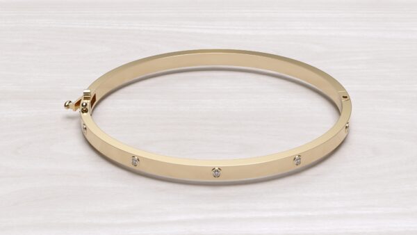 diamond plain bracelet 2