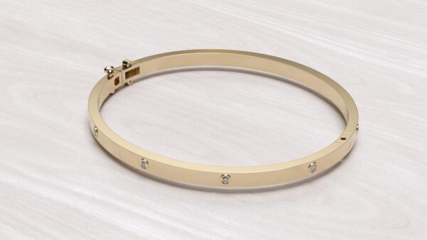 diamond plain bracelet 3